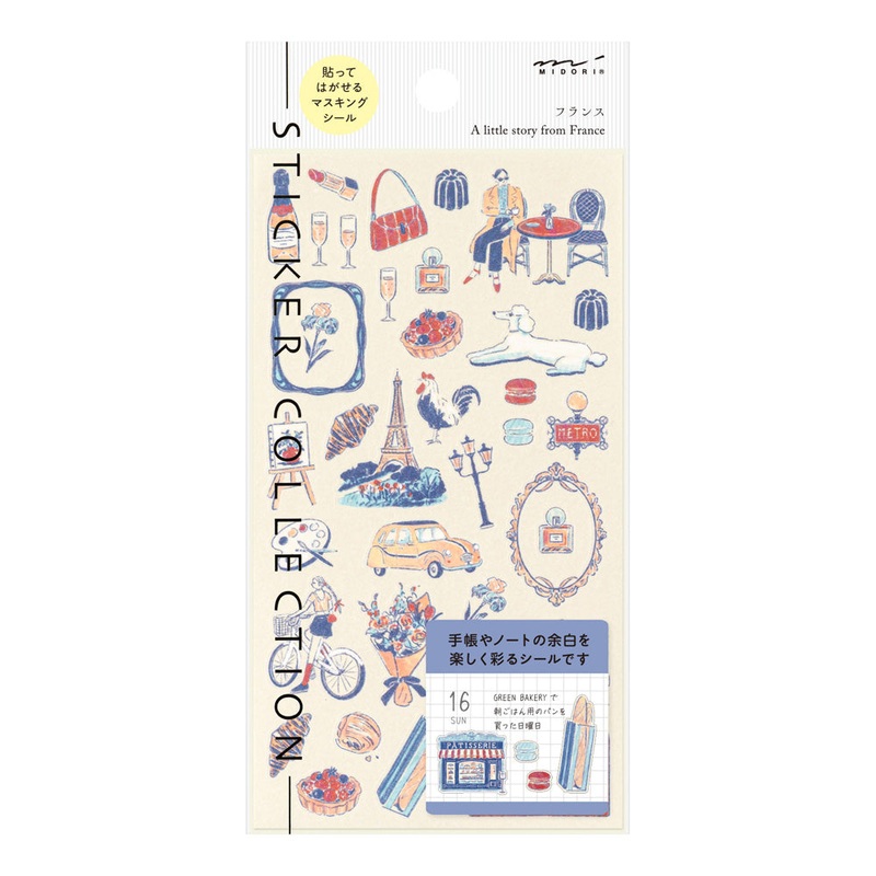Midori Sticker 2711 French Motifs