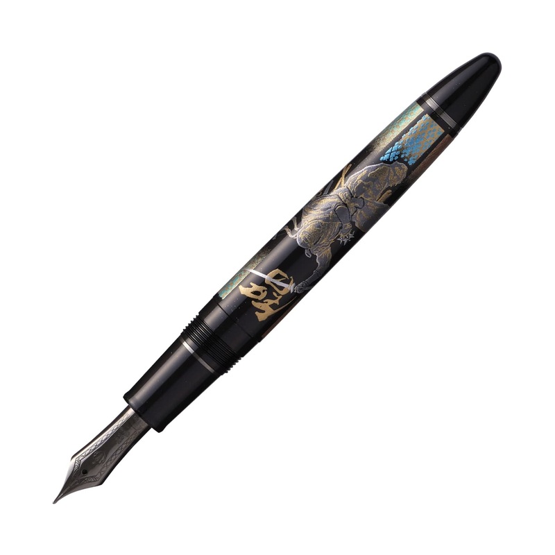 Sailor 1911 Large Ninja Fountain Pen in Gojoh with Black IP Trim – 21kt Gold Nib