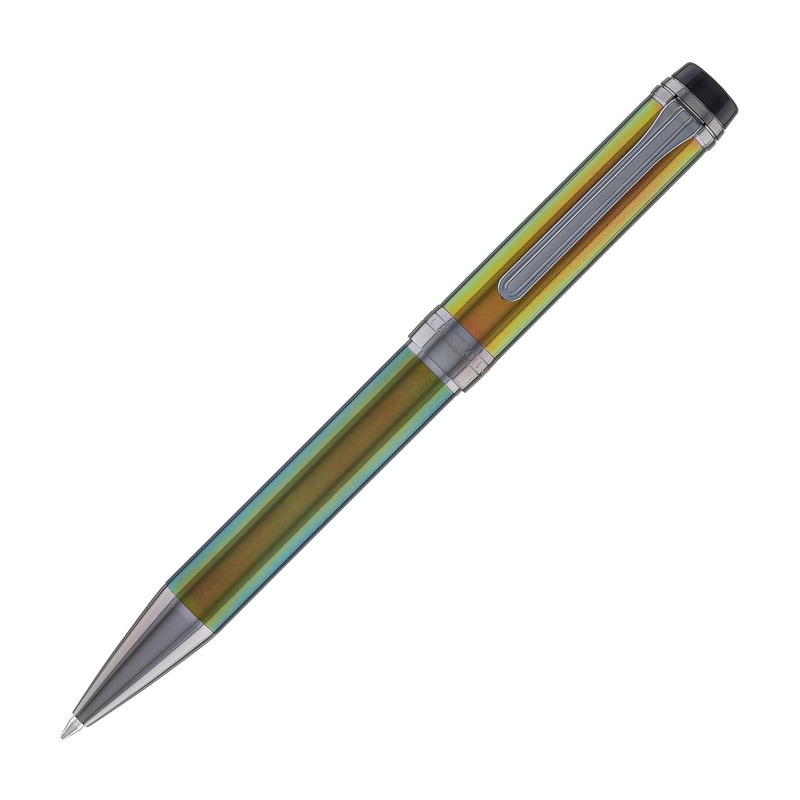 Sailor Cylint Ballpoint Pen in Scarab with Black Ion Trim