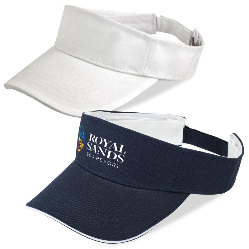 Sandwich Peak Visor|NavyWhite|WhiteWhite