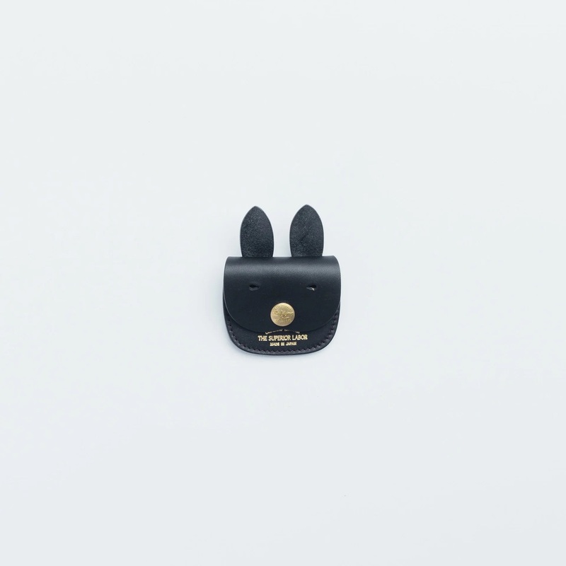 The Superior Labor INGRASSATO Rabbit Coin Case – Black (2025)