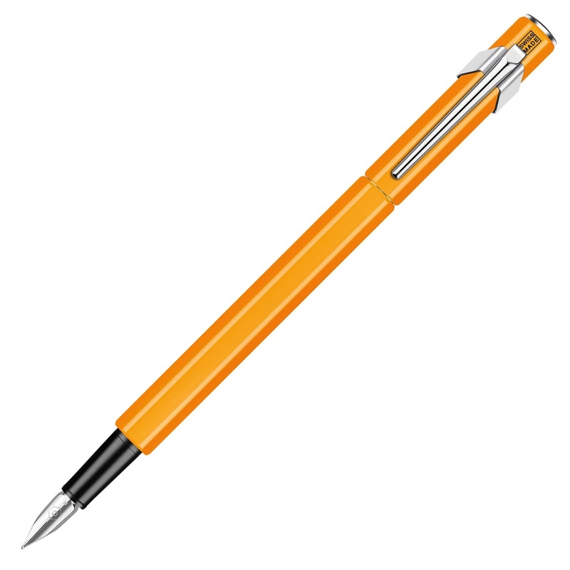 Caran d’Ache 849 Fountain Pen in Fluorescent Orange
