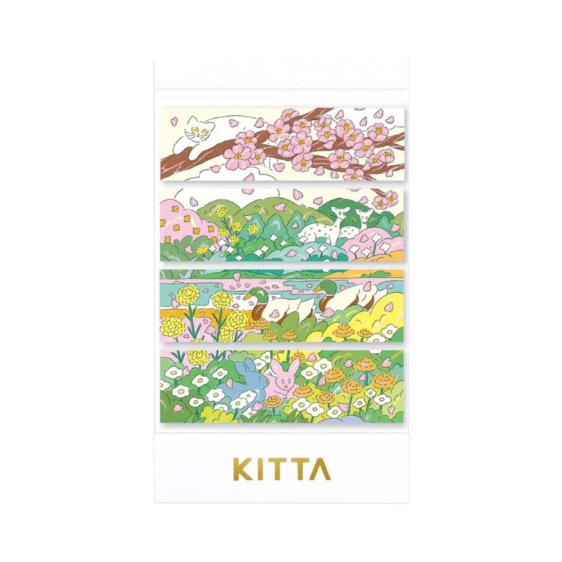 KITTA Compact Masking Tape Sticker – Spring Wind