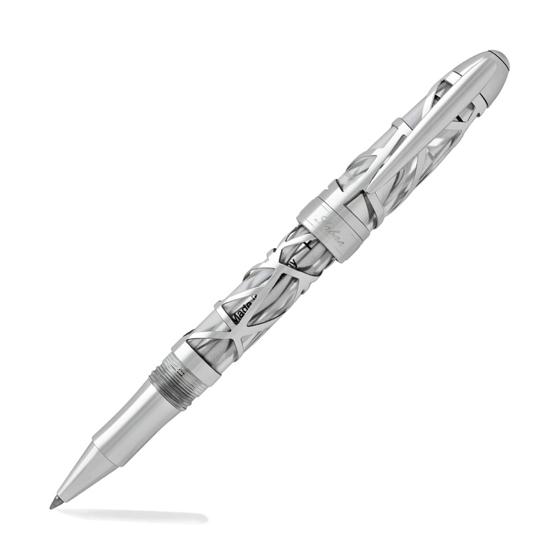 Laban 300 Skeleton Rollerball Pen in Chrome