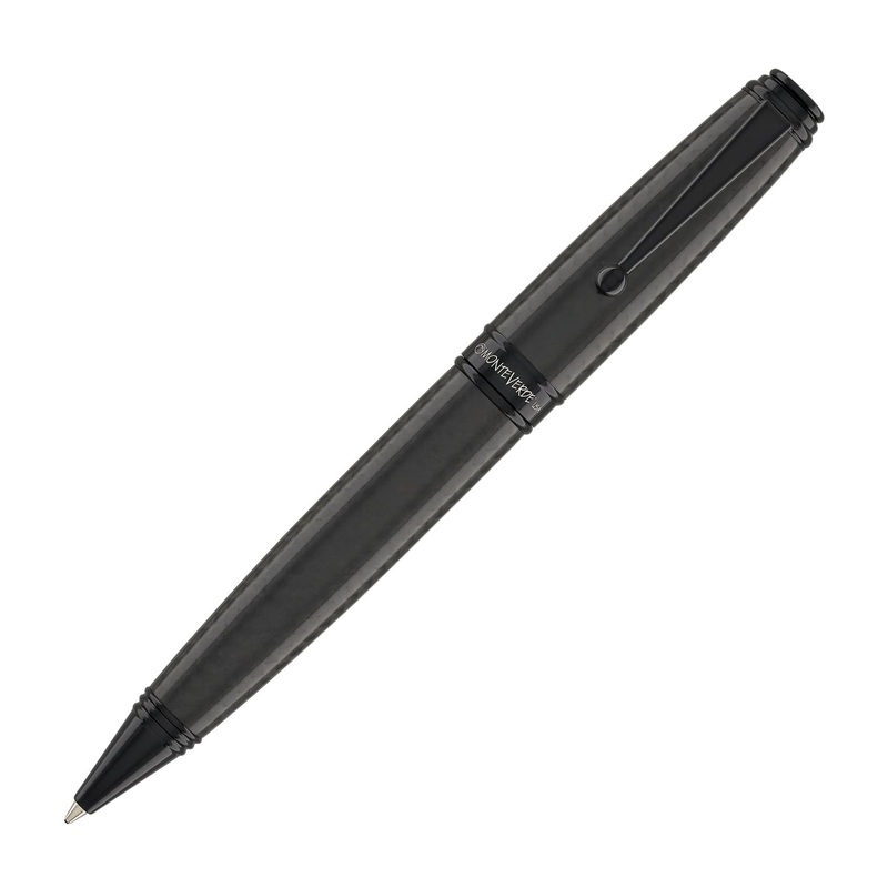 Monteverde Invincia Deluxe Ballpoint Pen in Black Carbon Fiber