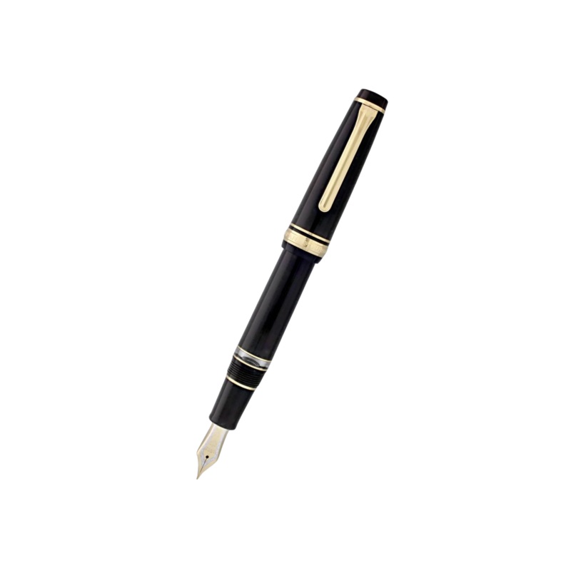 Sailor Professional Gear 21k Nib Fountain Pen – Realo Black with Gold Accent [Pre-Order]