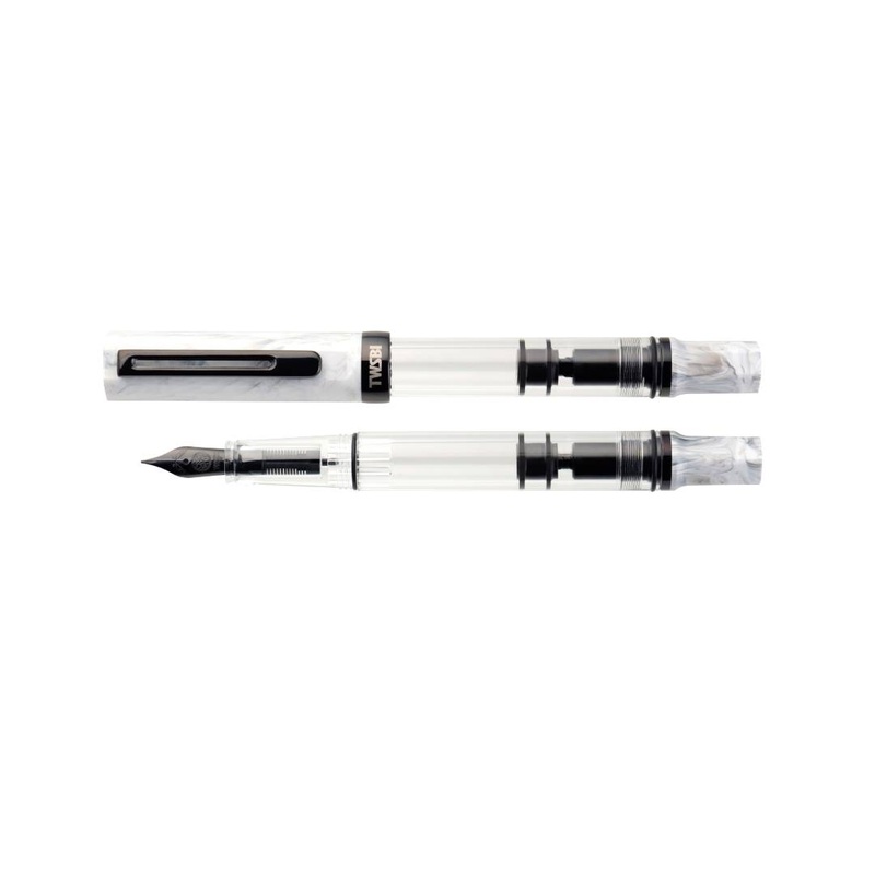TWSBI ECO Fountain Pen – Carrara w/ Onyx Trim