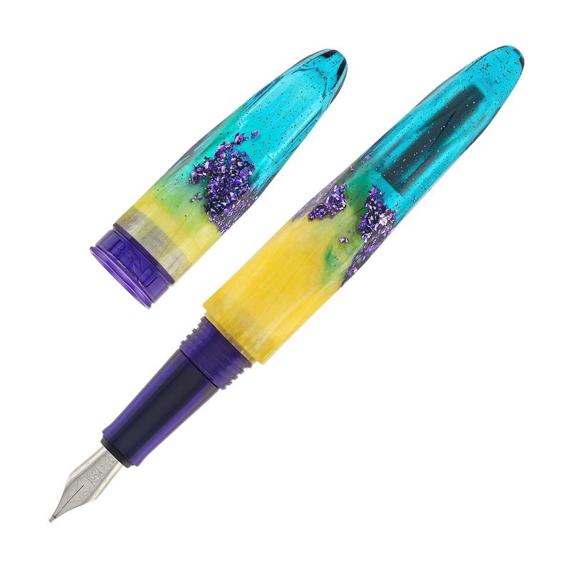 Benu Briolette Fountain Pen in Tropicana