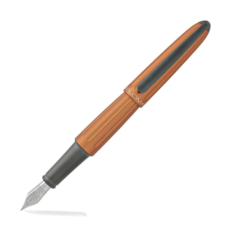 Diplomat Aero Fountain Pen in Sunset Orange
