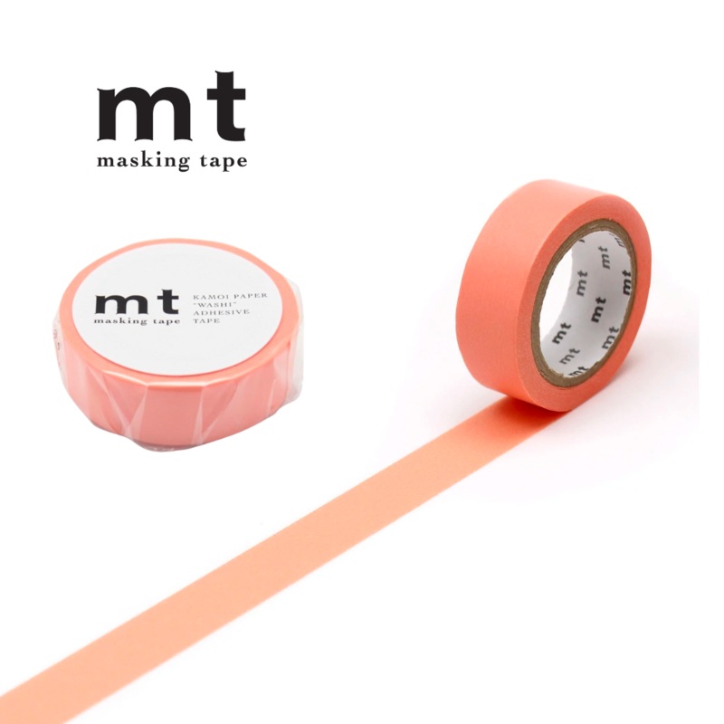 MT Masking Tape Basic Washi Tape – Salmon Pink 7m