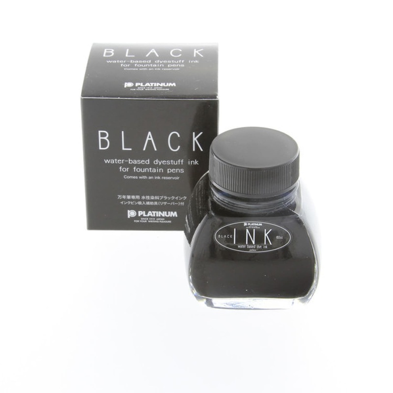 Platinum Bottled Ink in Black – 60 mL