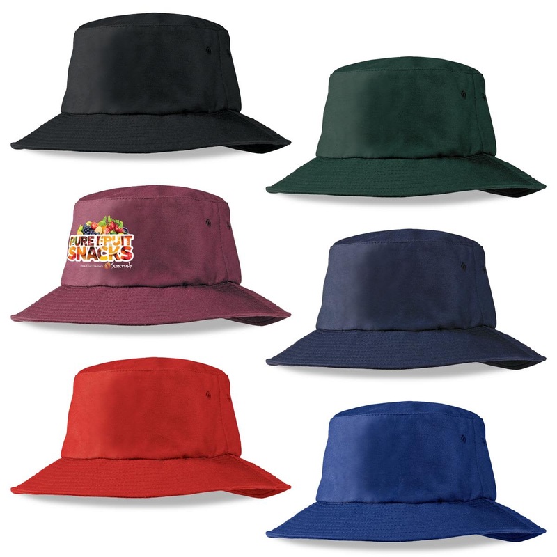 Poly Viscose Bucket Hat|Black|Bottle|Dark Blue|Maroon|Red|Royal