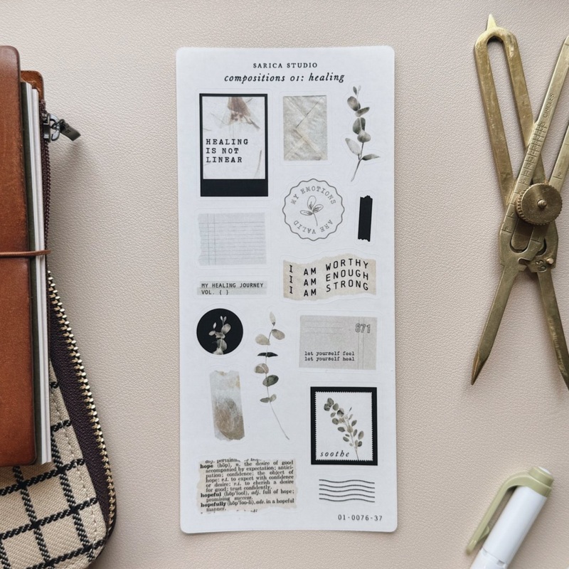 Sarica Studio Stickers – Compositions: 01 Healing
