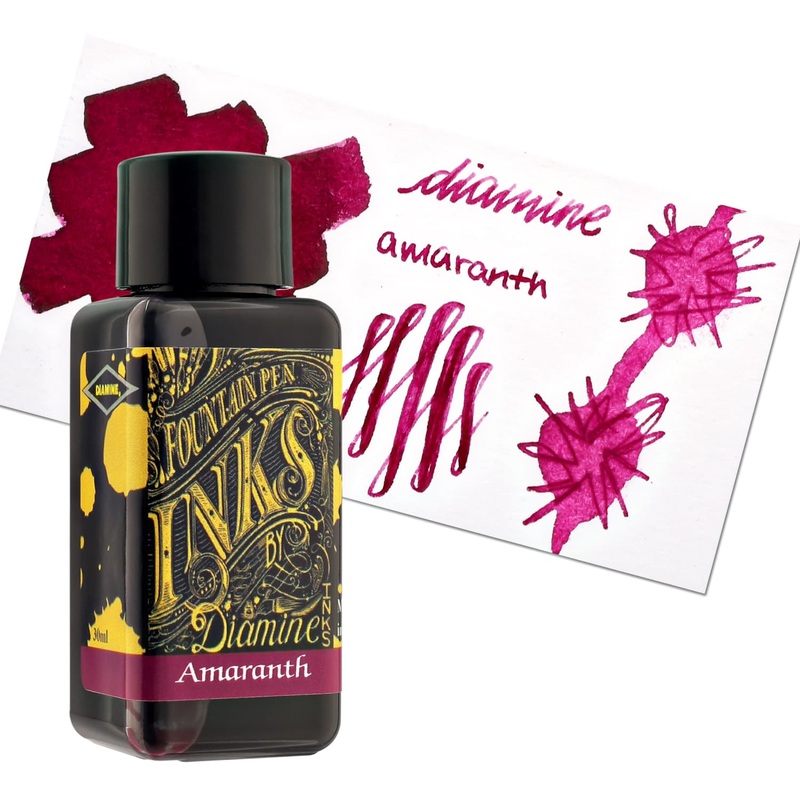 Diamine Bottled Ink in Amaranth Pink
