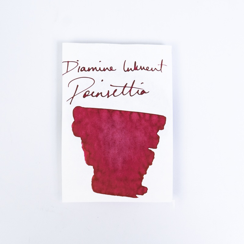 Diamine Poinsettia (50ml) Bottled Ink – Blue Edition