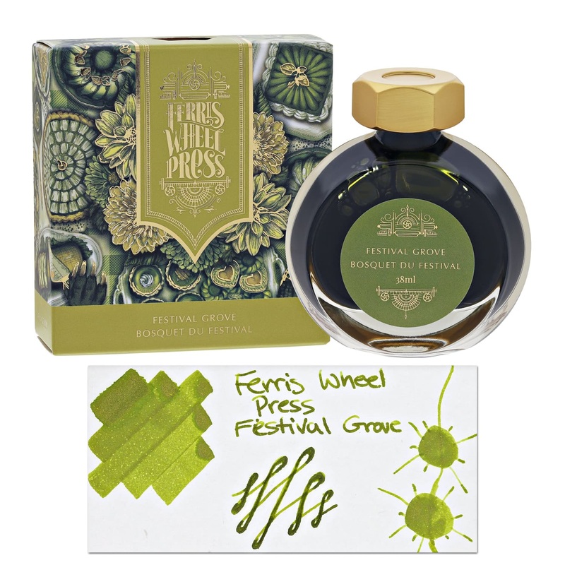 Ferris Wheel Press Bottled Ink in Festive Grove – 38 mL
