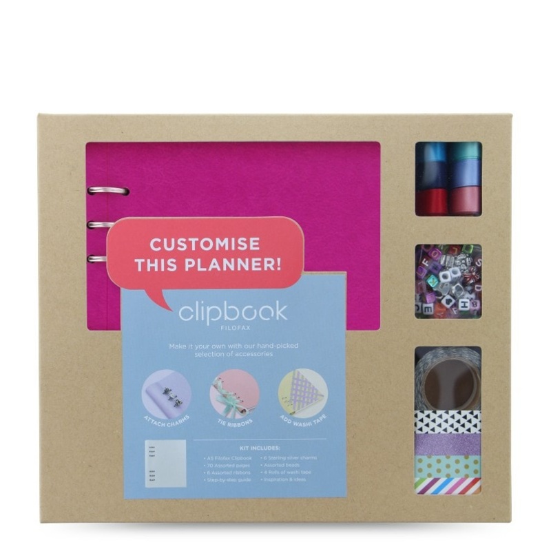 Filofax Clipbook A5 Creative Kit Fuchsia