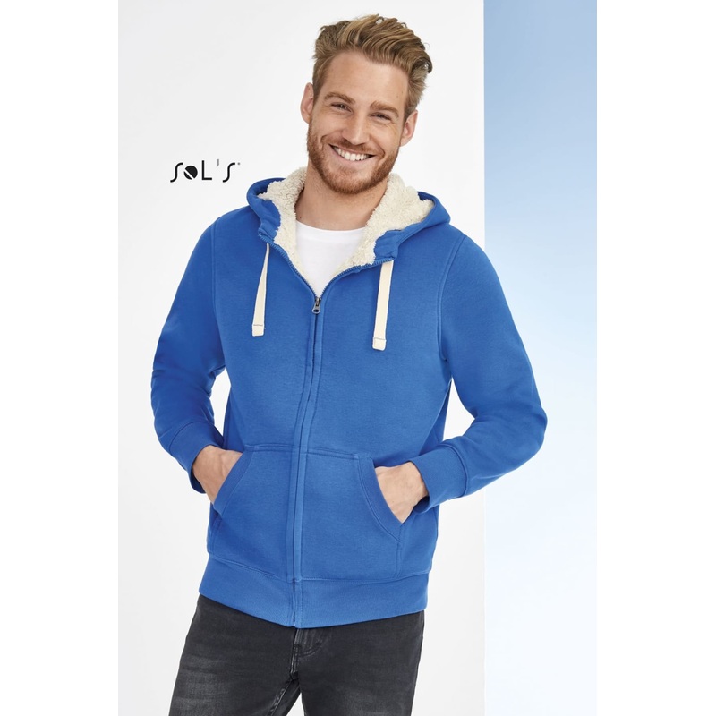 Hoodie UNISEX super warm Sherpa lining 80% cotton 20% polyester SHERPA