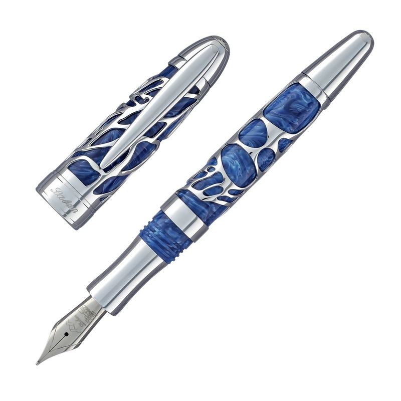 Laban Formosa Fountain Pen in Blue Wave