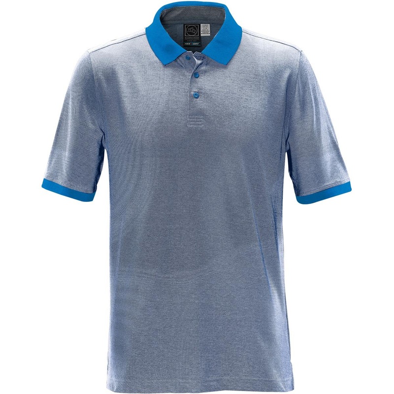 Men’s Sigma Poly Cotton Polo|Dolphin|Ocean