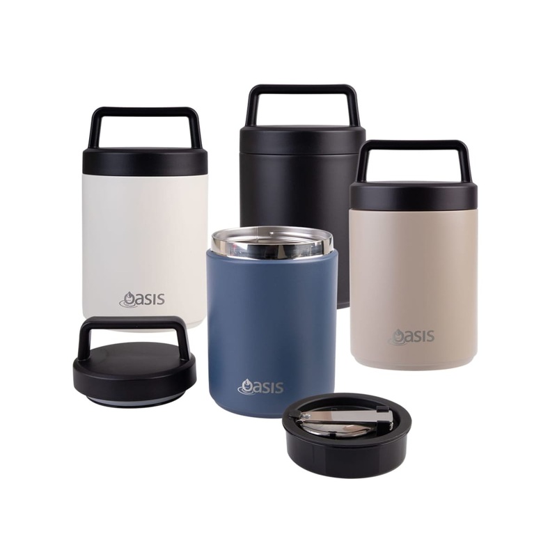 Oasis 480ml Vacuum Food Flask with Spoon