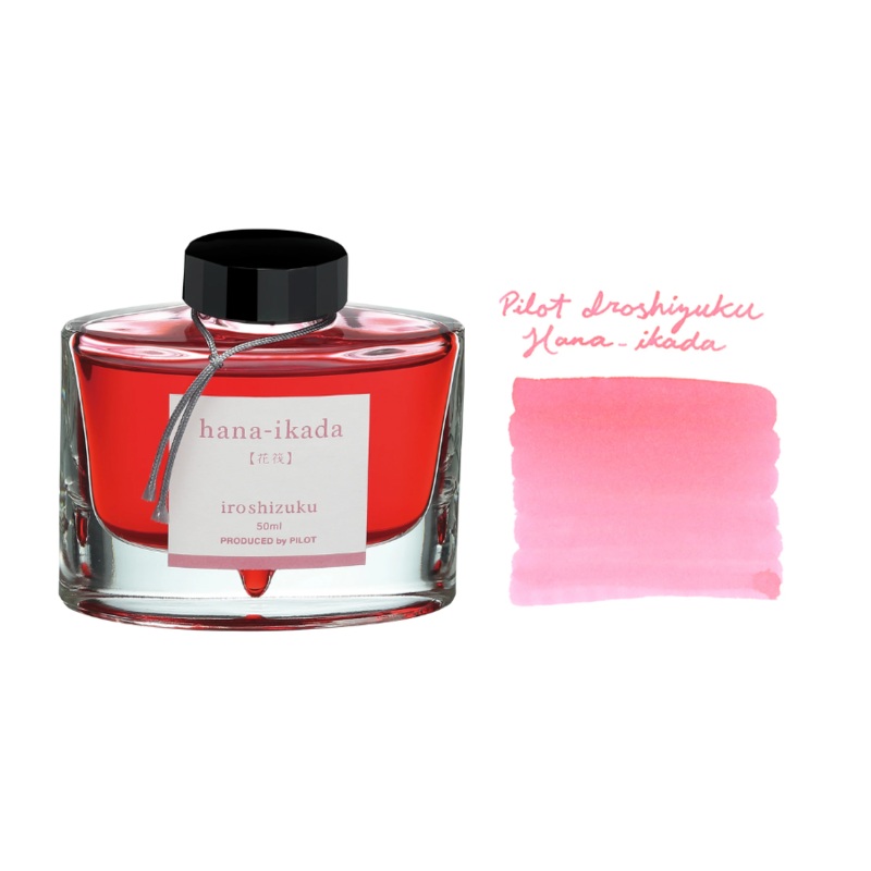 Pilot Iroshizuku 50ml Ink Bottle Fountain Pen Ink – Hana-ikada (Cherry Pink)