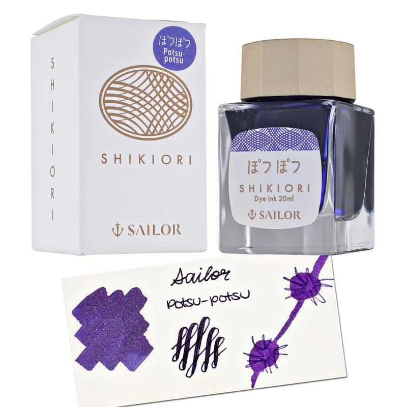 Sailor Shikiori Sound of Rain Bottled Ink in Potsupotsu (Winter rain) – 20 mL