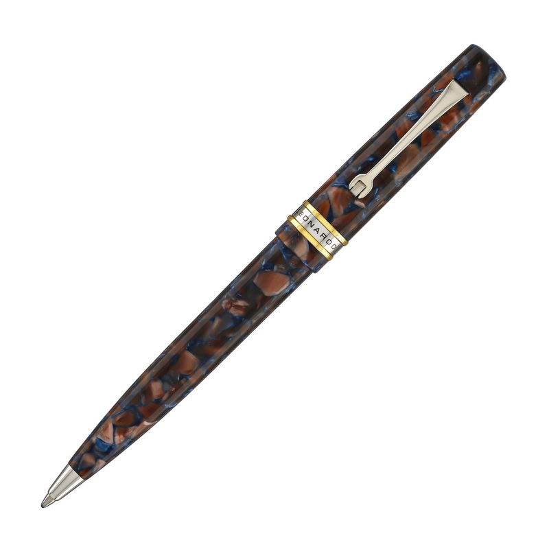 Leonardo La Piccolina Ballpoint Pen in Classica Brown/Blue