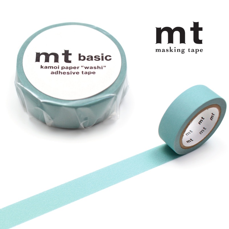 MT Basic Washi Tape – Matte Smoky Mint 7m