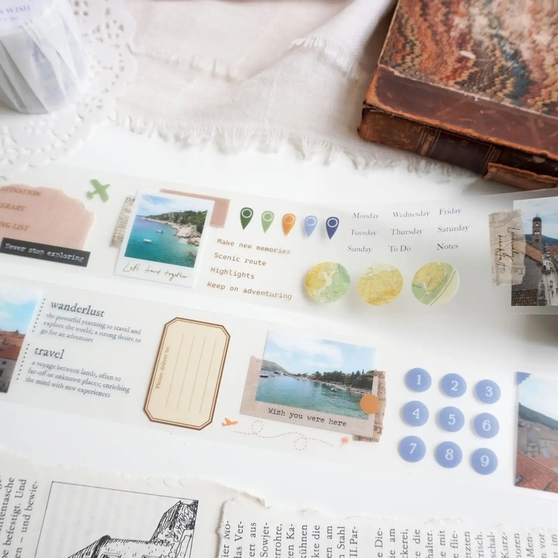 Note & Wish Washi Tape – Wanderlust PET