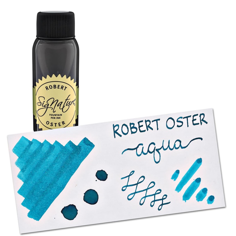 Robert Oster Bottled Ink in Aqua – 50 mL