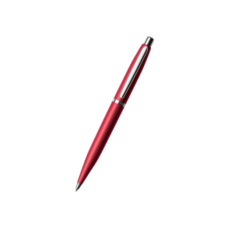 Sheaffer VFM E9403 Ballpoint Pen – Excessive Red with Chrome Plated Trims