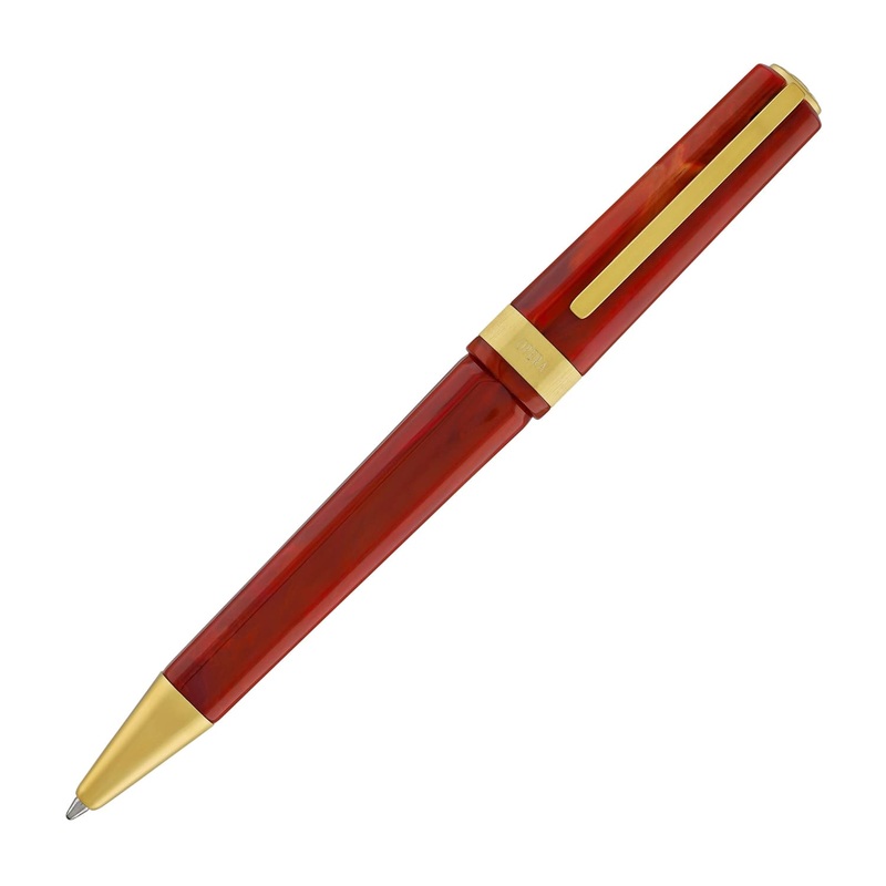 Visconti Opera Gold Ballpoint Pen in Red