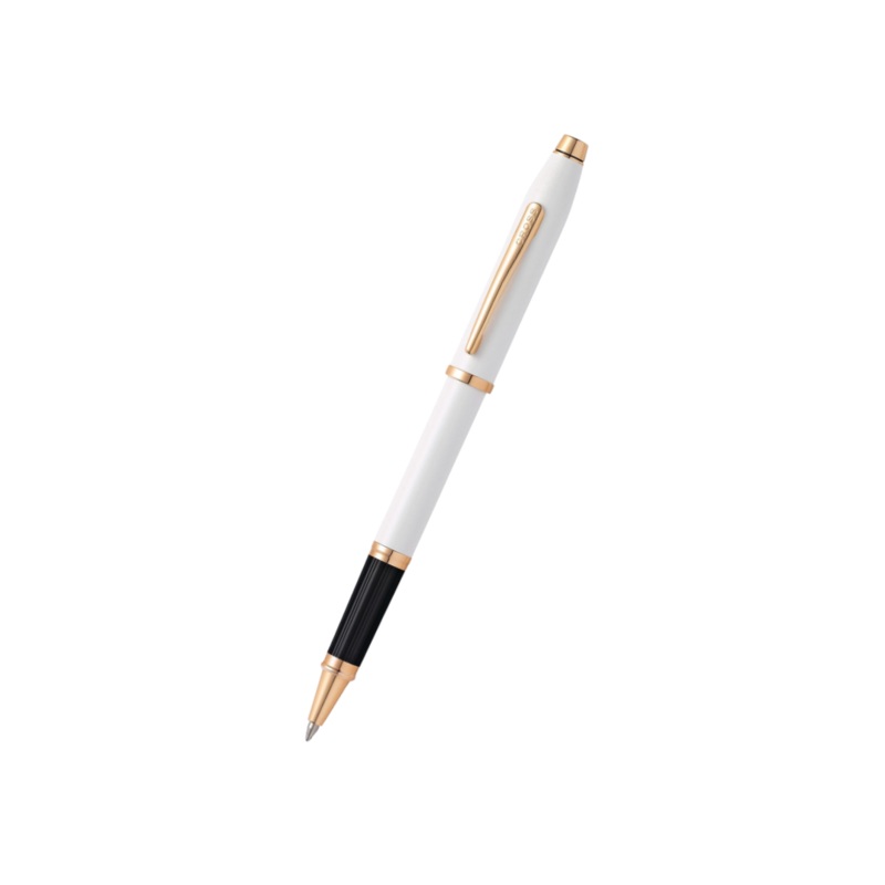 Cross Century II Pearlescent White Lacquer Rollerball Pen