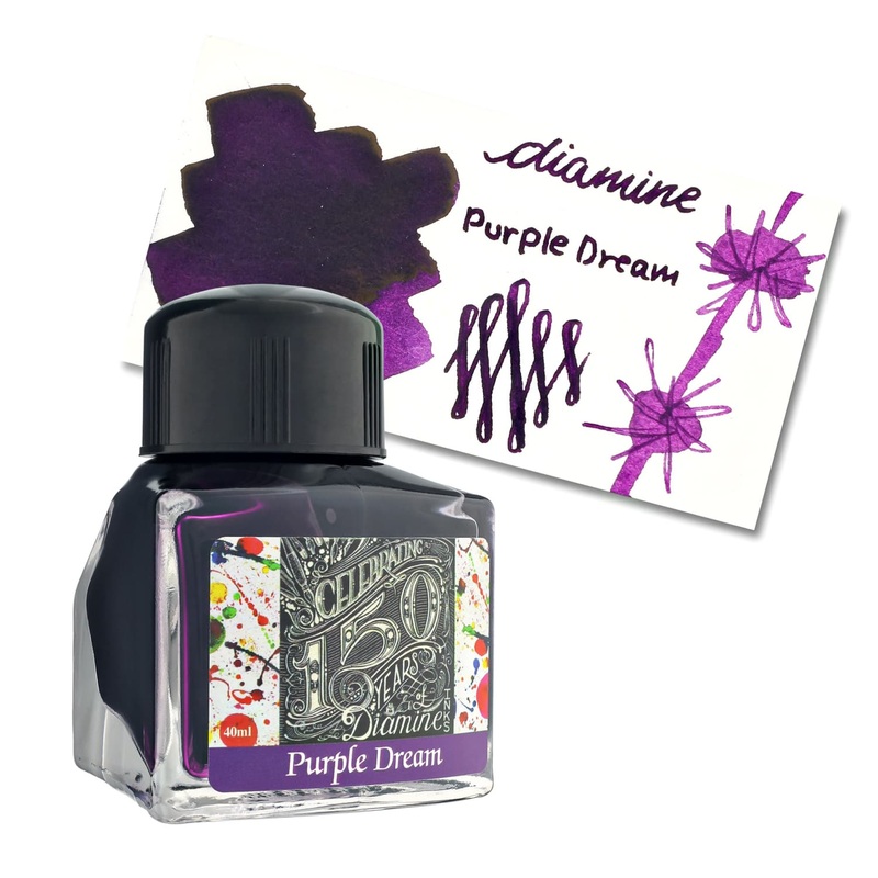 Diamine 150th Anniversary Bottled Ink in Purple Dream – 40 mL
