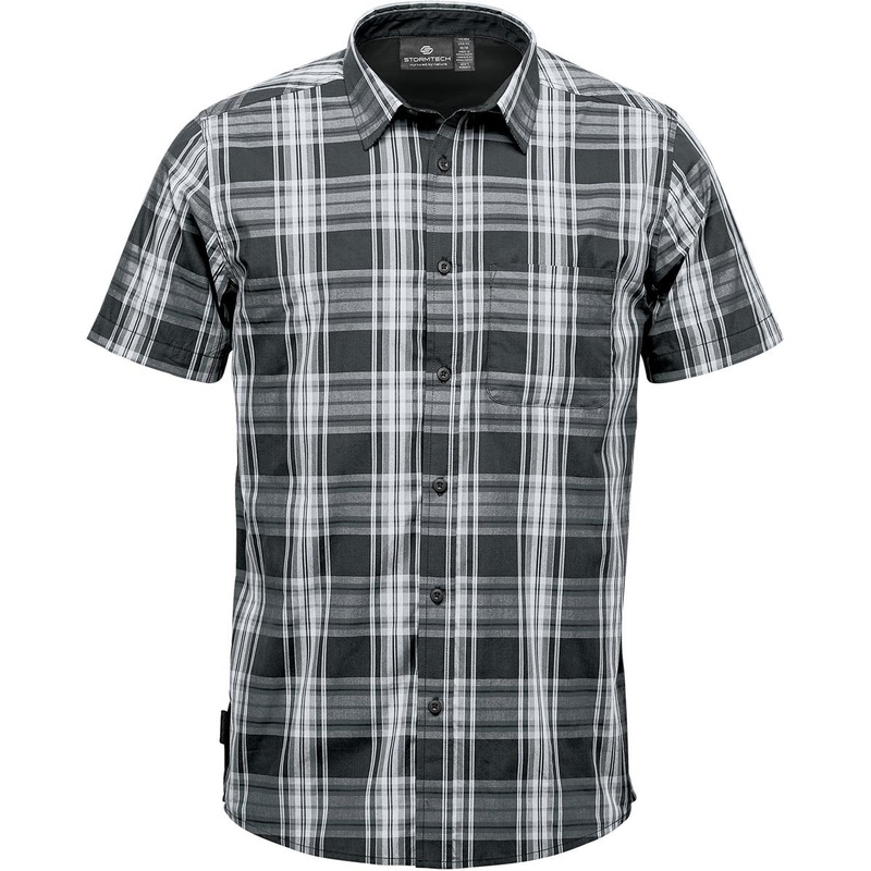 Men’s Dakota SS Shirt|CarbonBlack|RoyalNavy