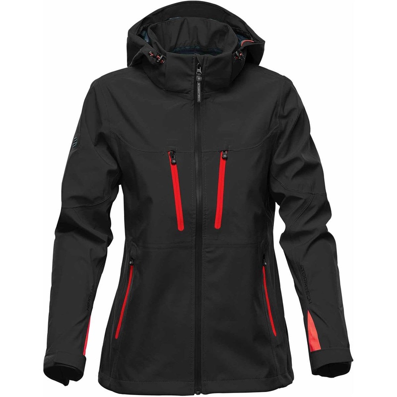 Women’s Patrol Softshell|BlackCarbon|BlackBright Red|BlackElectric Blue|Charcoal TwillBlack|NavyNavy