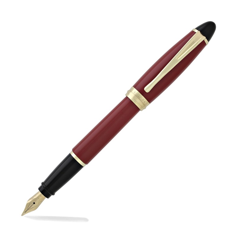 Aurora Ipsilon Resin Fountain Pen in Red