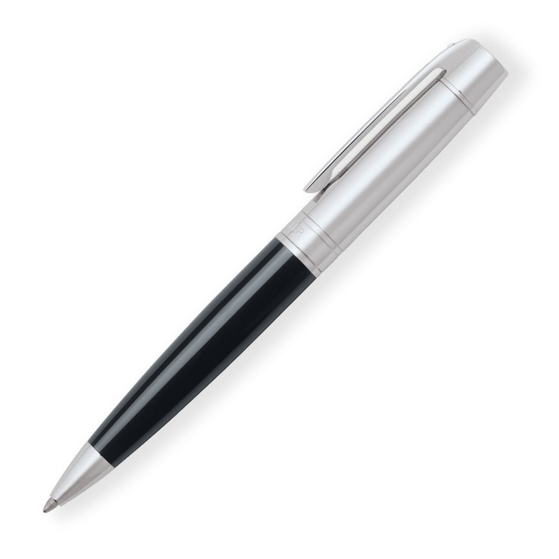 Sheaffer 300 Ballpoint Pen in Glossy Black and Chrome