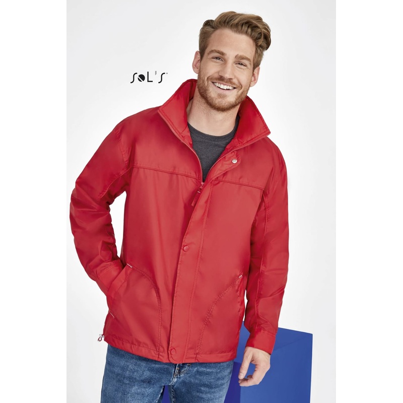 Jacket – Men’s Jersy lined , water repellent , hood MISTRAL