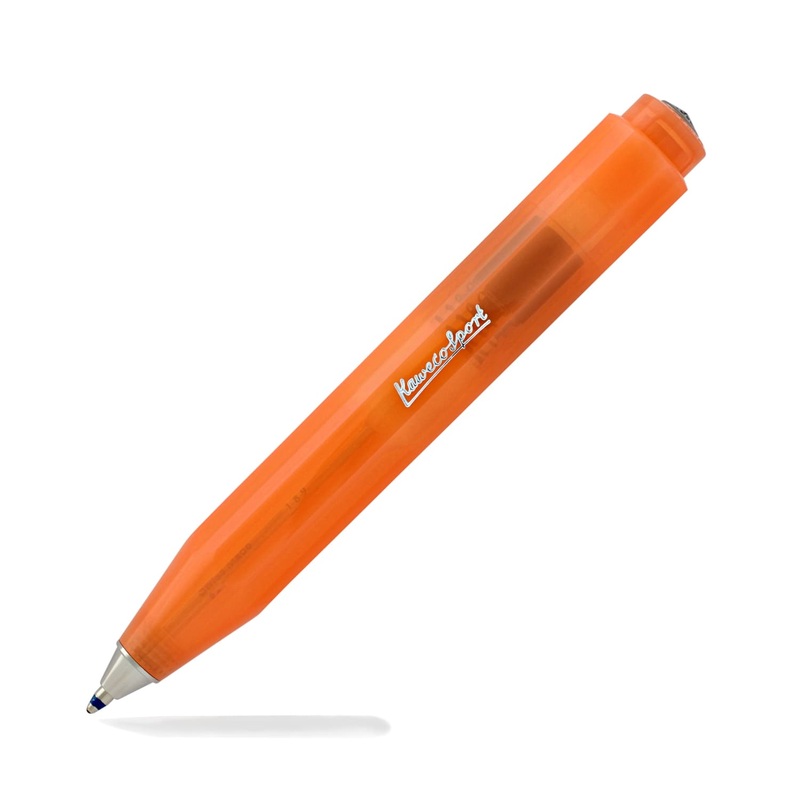 Kaweco Frosted Sport Ballpoint Pen in Soft Mandarin Orange