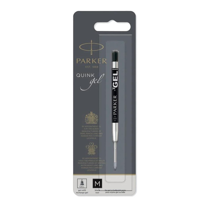 Parker Quink Gel Ballpoint Refill Medium 0.7mm – Black