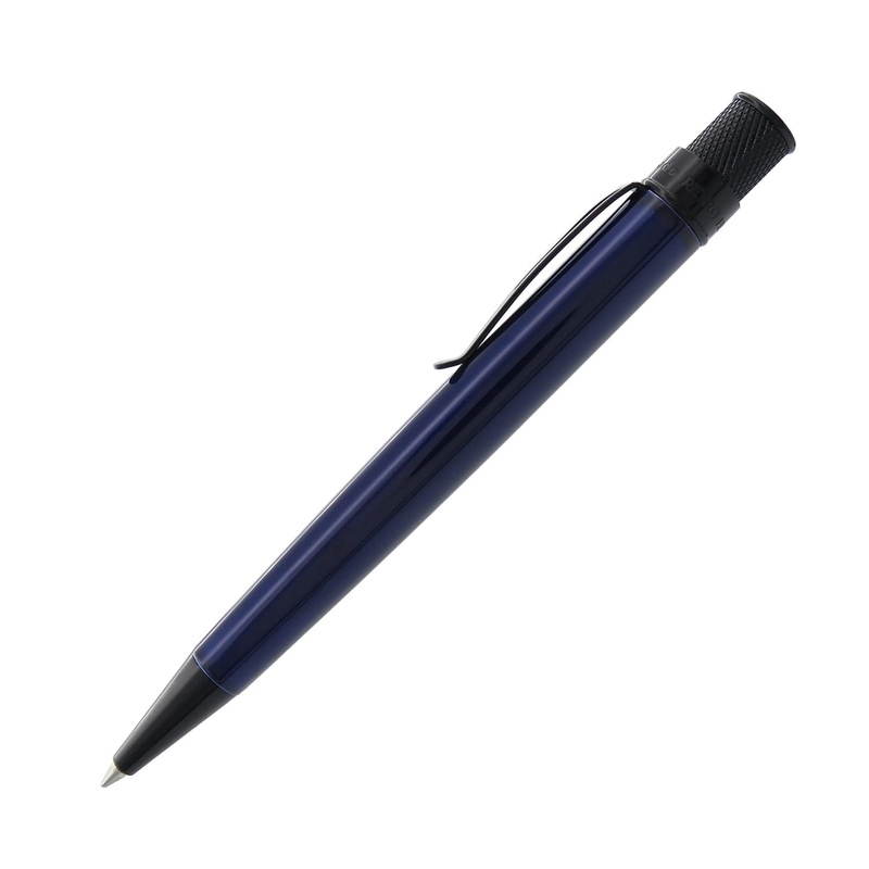 Retro 51 Tornado Stealth Rollerball Pen in Blue Black