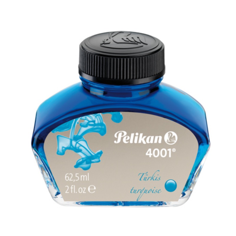 Pelikan 4001 Turquoise Bottled Ink (62.5ml)