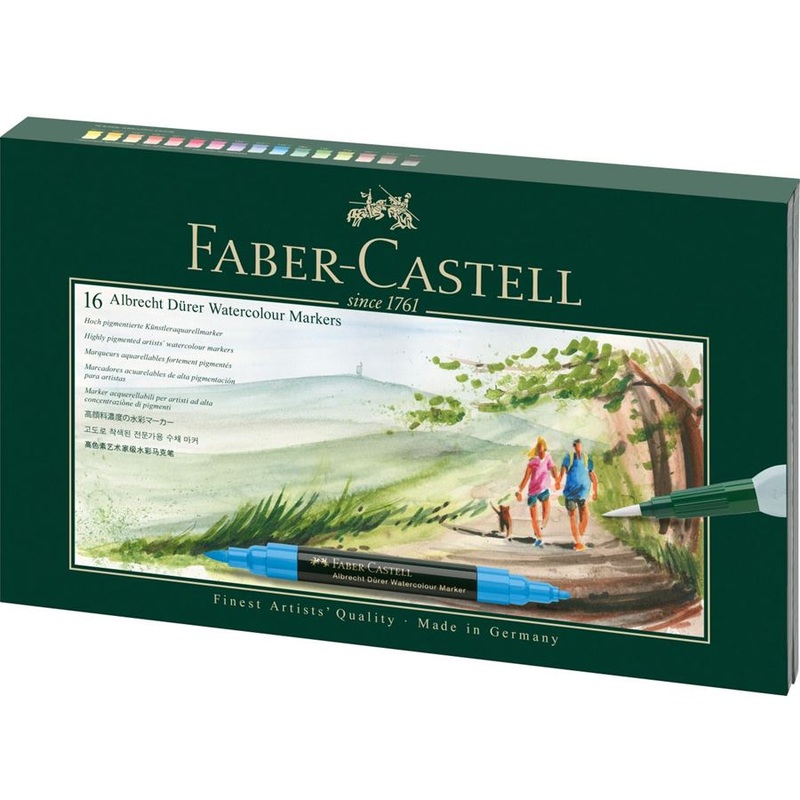 Faber-Castell Albrecht Drer Watercolour Marker Gift Set of 16