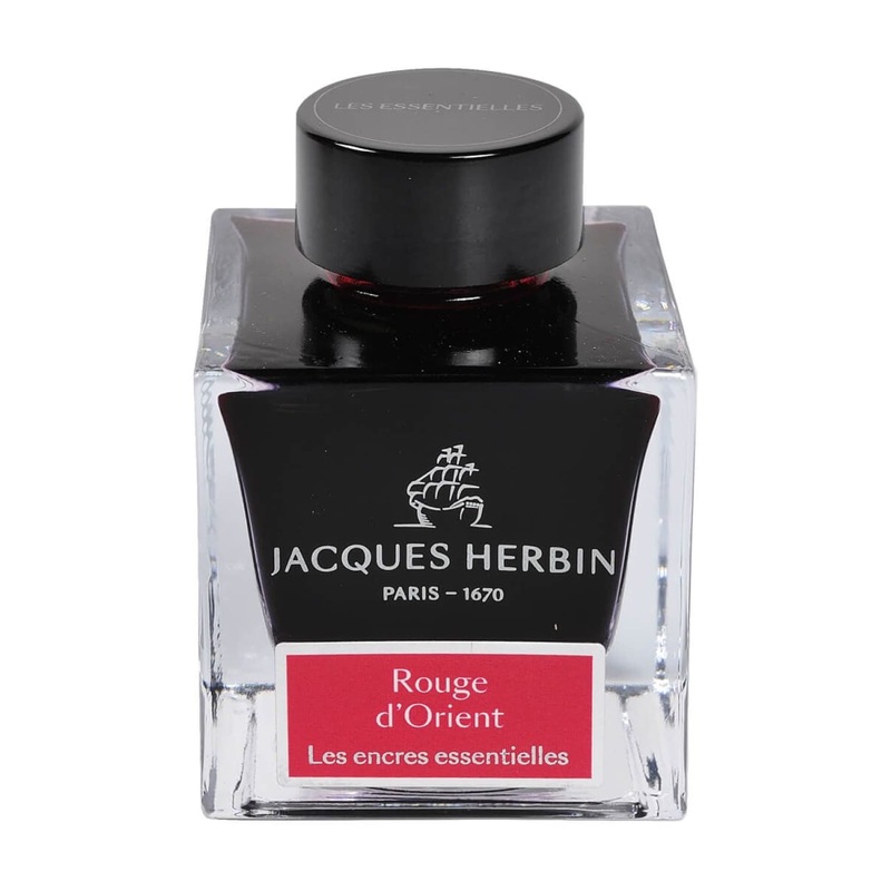 J. Herbin Rouge dOrient Essential Bottled Ink and Cartridges