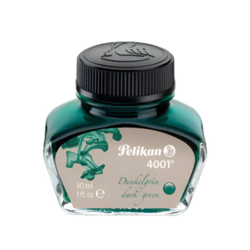 Pelikan 4001 Dark Green Bottled Ink (30ml)