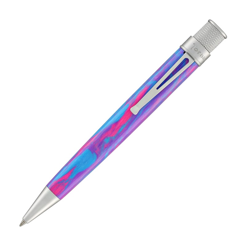 Retro 51 Goldspot Exclusive Tornado Rollerball in Carnival Cotton Candy Diamondcast Resin