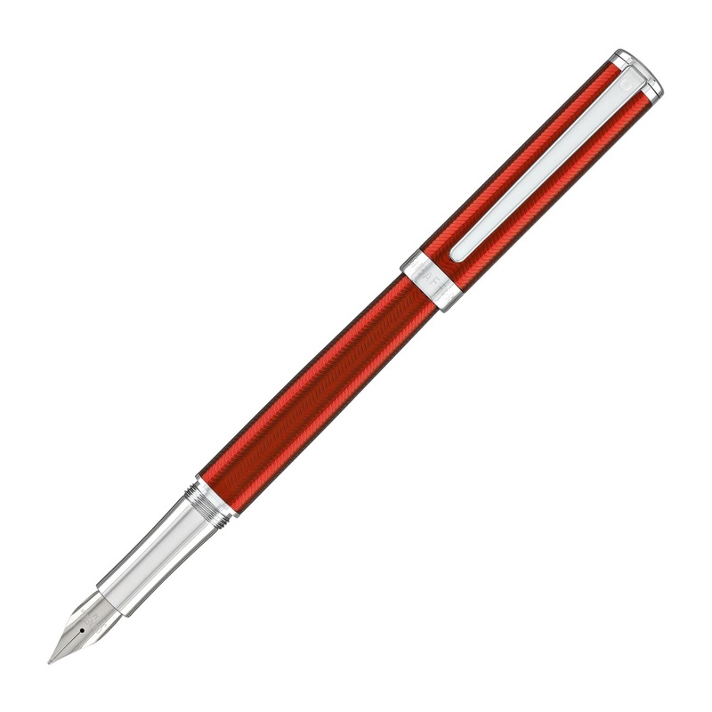 Sheaffer Intensity Fountain Pen in Engraved Translucent Red
