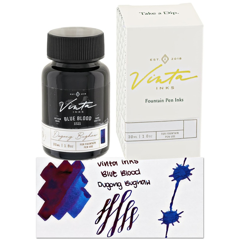 Vinta Inks 1.0 Bottled Ink in Blue Blood [Dugong Bughaw 1521] – 30mL
